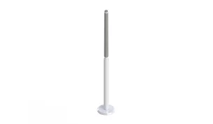 Advantage pole floor-mounted grab bar and support.