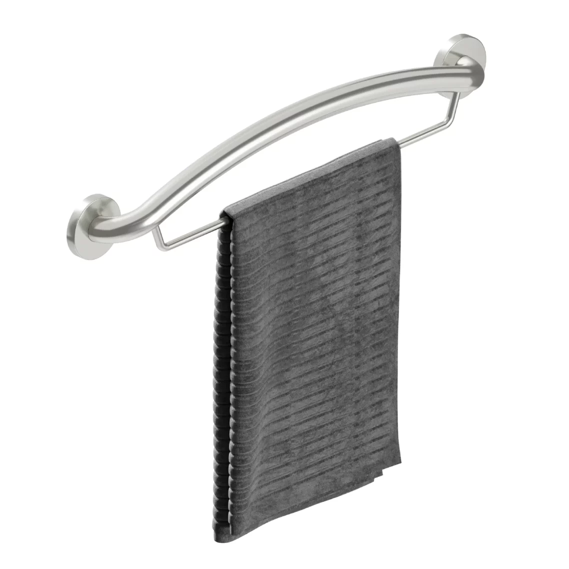 plus towel bar in polished chrome