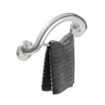 Plus Towel Ring in brushed stainless