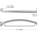 plus towel bar dimensions