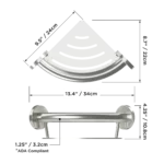 plus corner shelf dimensions